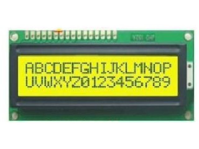 Afficheur LCD 2x16 RC1602A-YHY-ESX