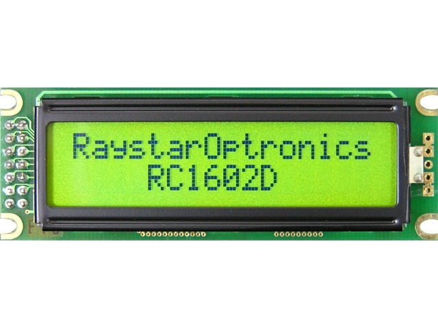 Afficheur LCD 2x16 RC1602D-TIY-ESX