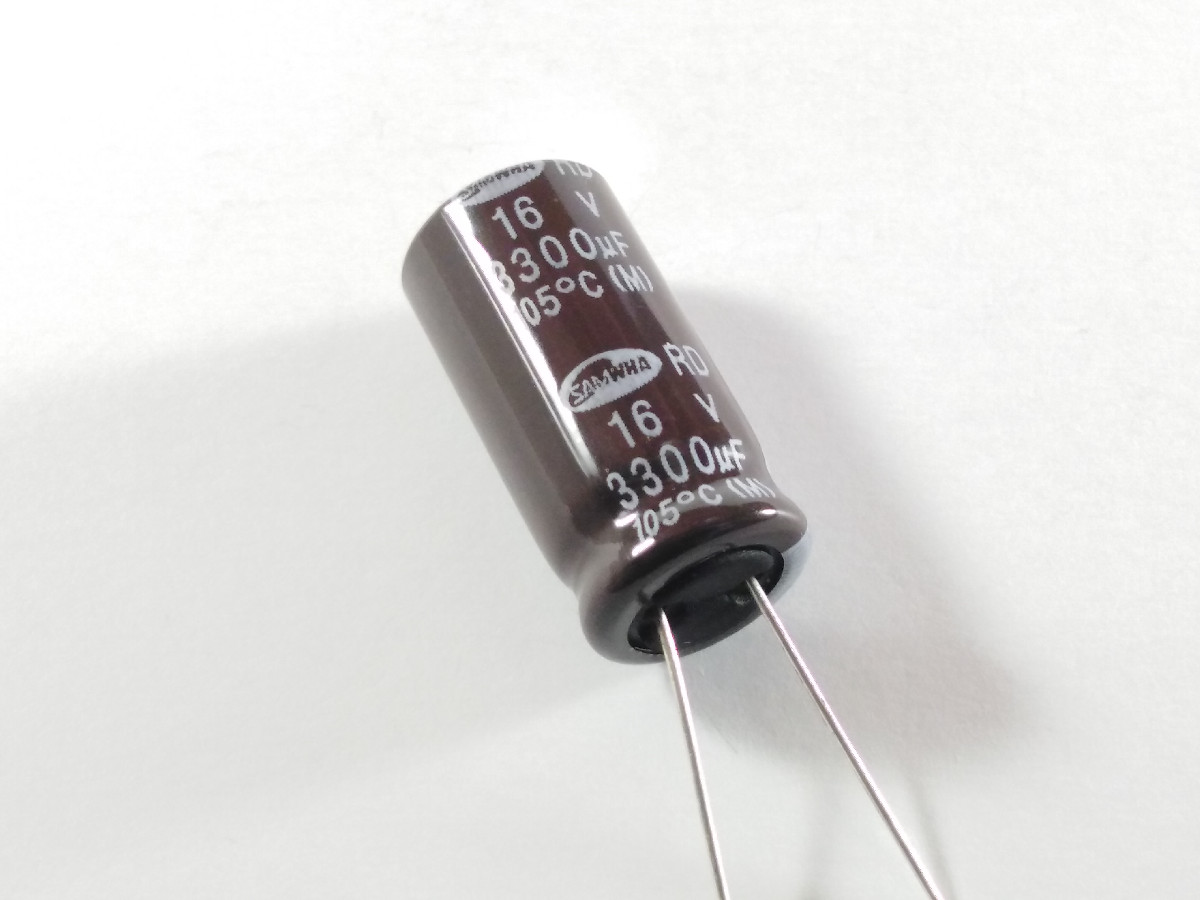 Condensateur chimique 3300uF 16V RD1C338M12025BB