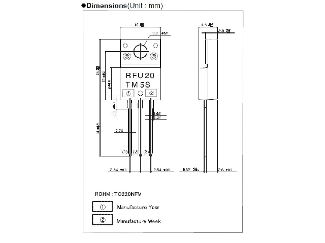Diode RFU20TM5S