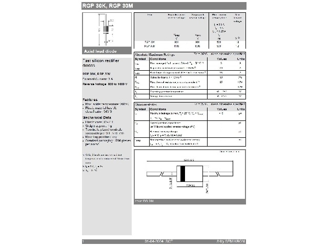 Diode RGP30M
