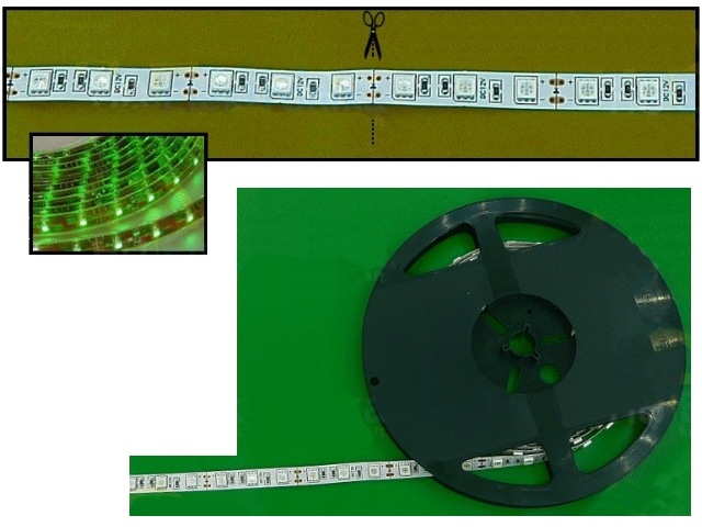 Flexible LEDs vertes RIBBON-G001N5