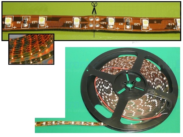 Flexible LEDs rouges RIBBON-R001N