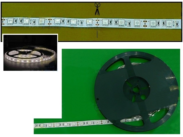 Flexible LEDs blanches RIBBON-W001N5