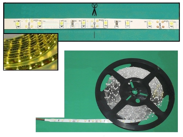 Flexible LEDs jaunes RIBBON-Y001N