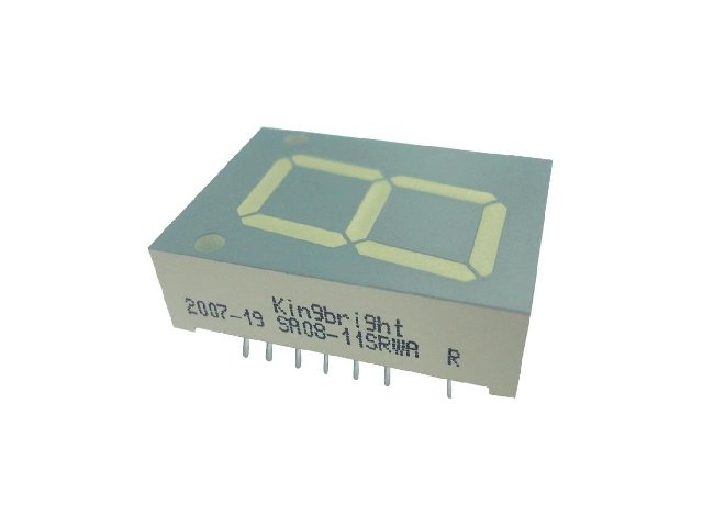 Afficheur LED 7 segments SA08-11EWA