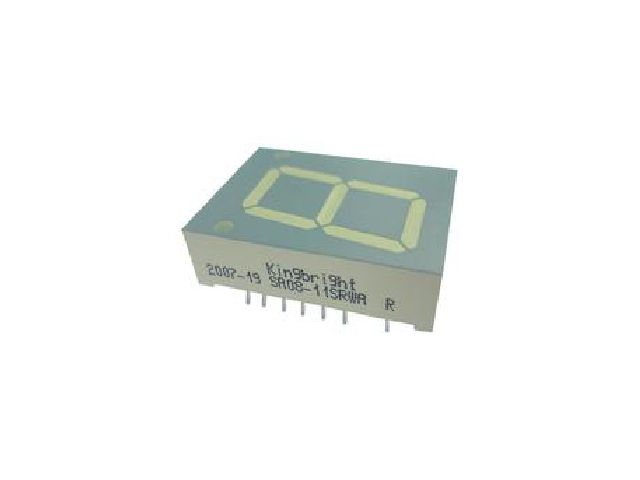 Afficheur LED 7 segments SA08-11GWA
