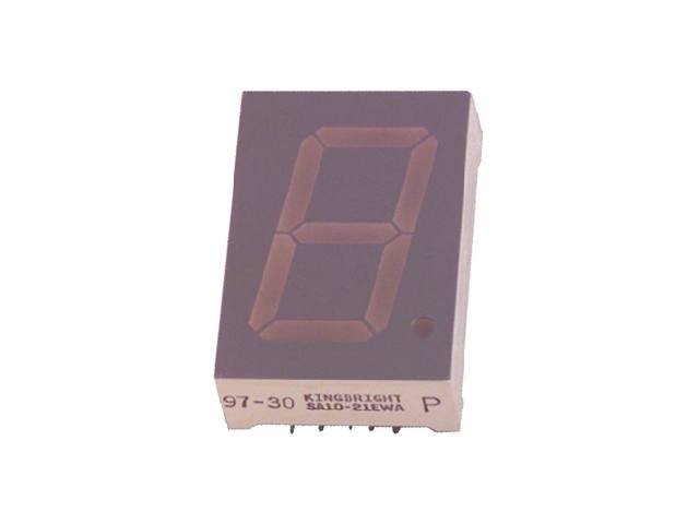 Afficheur LED 7 segments SC10-21YWA