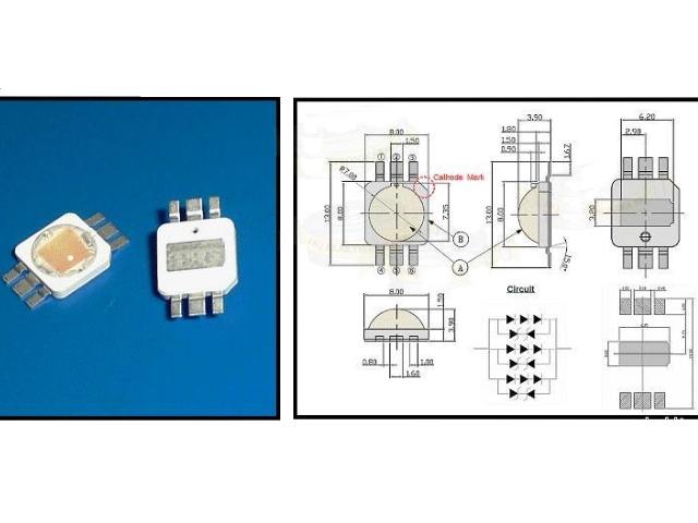 LED CMS blanche SLHNNWW629T1