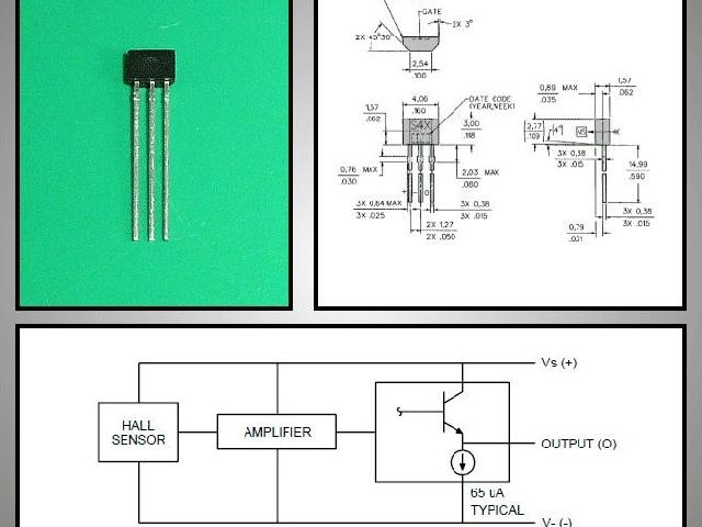 Capteur à effet Hall SS495A