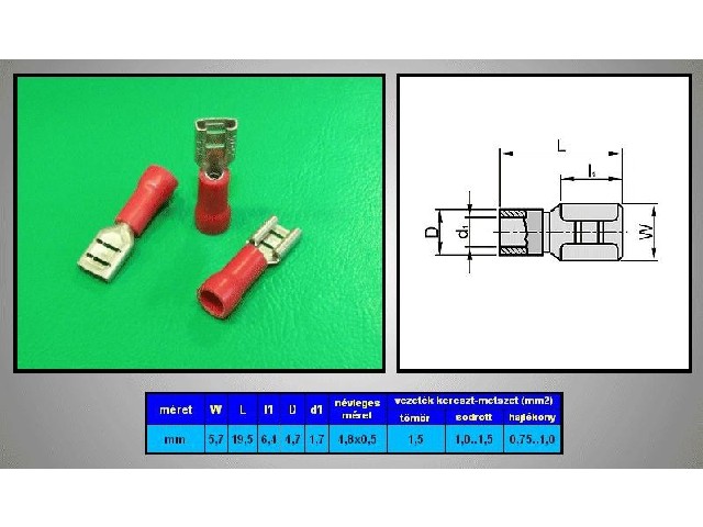 Cosse plate à sertir ST-0003