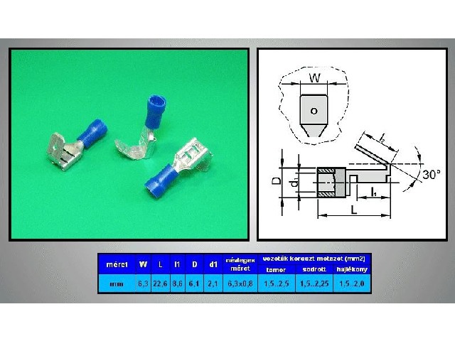 Cosse plate à sertir ST-0034