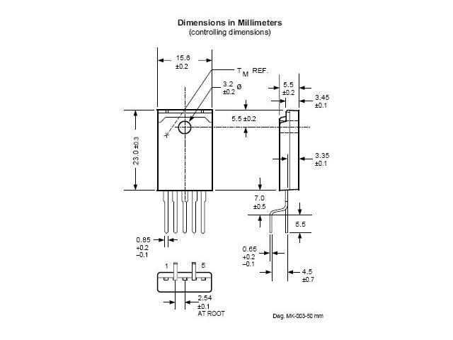 Circuit régulateur de tension à découpage STRF6676