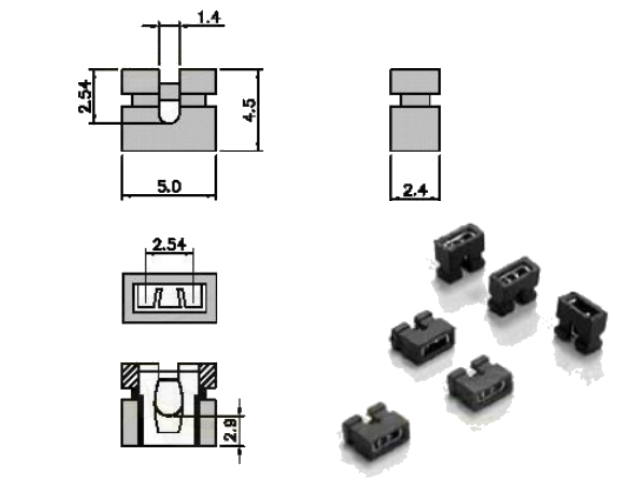 Cavalier noir STSJ-02P-OB