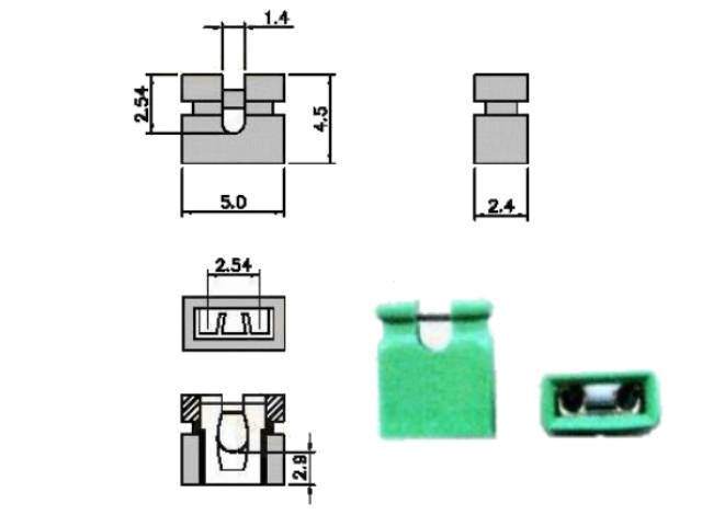 Cavalier vert STSJ-02P-OG