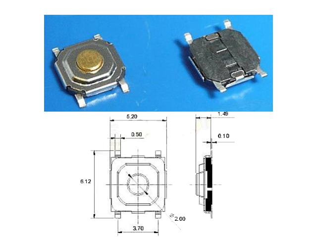 Bouton-poussoir miniature SW1000S50