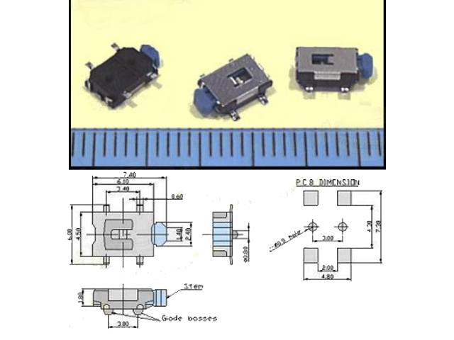 Bouton-poussoir miniature SW1000S614