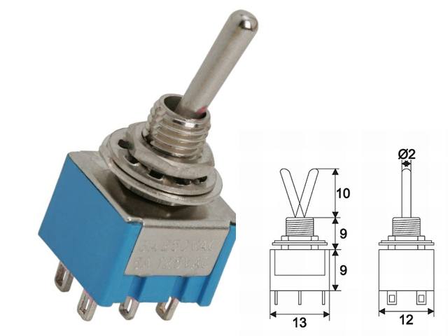 Inverseur à levier SW2002-3S
