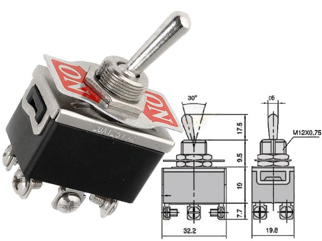 Inverseur à levier SW2020CS