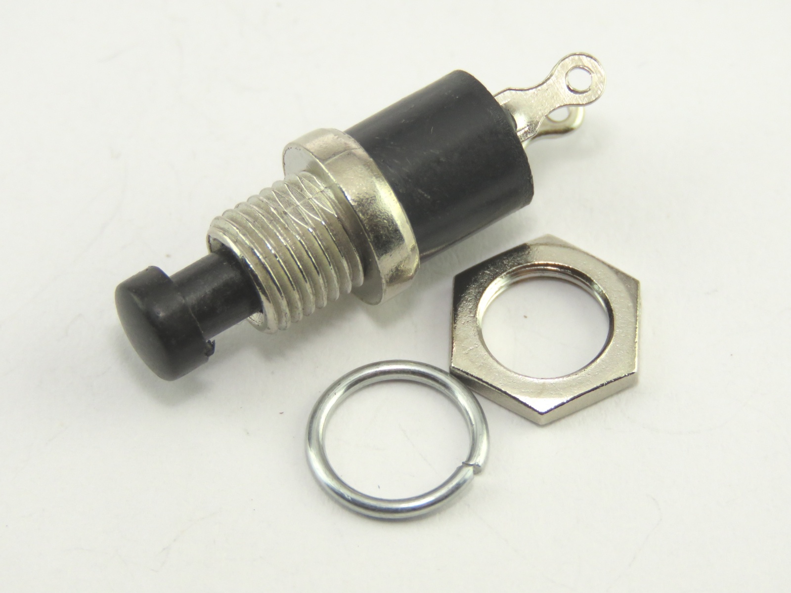 Bouton-poussoir noir SW3001-B (image 3/3)