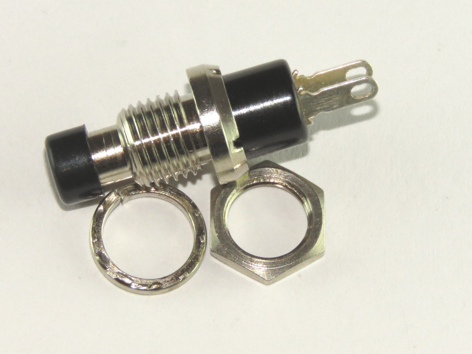 Bouton-poussoir noir SW30012-B (image 2/2)