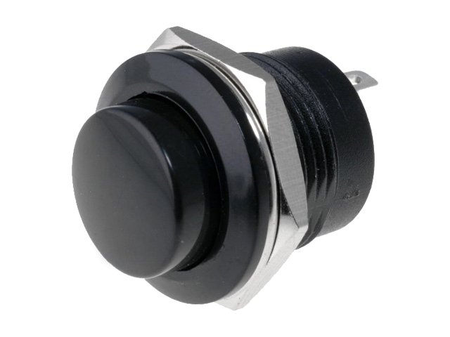 Bouton-poussoir noir SW30031-B
