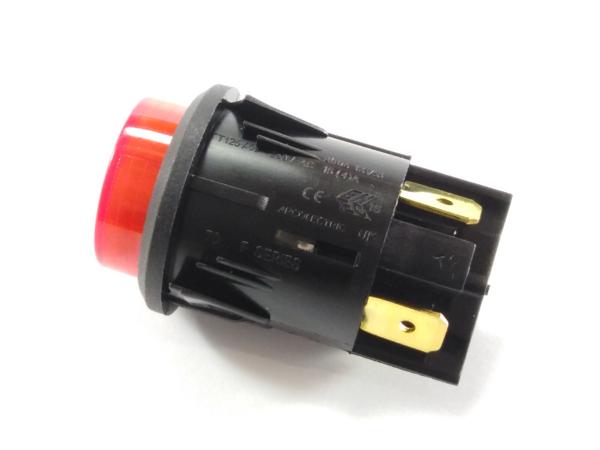 Bouton-poussoir rouge SW30041-R (image 2/4)