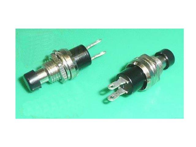 Bouton-poussoir noir SW3012-B