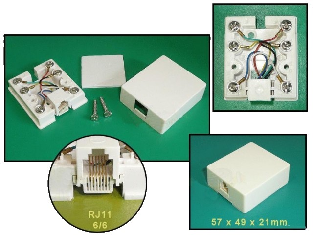 Connecteur RJ12 T016-RJ12