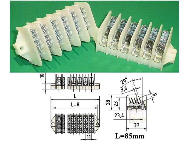 Bornier à cosses TB-FT06X5