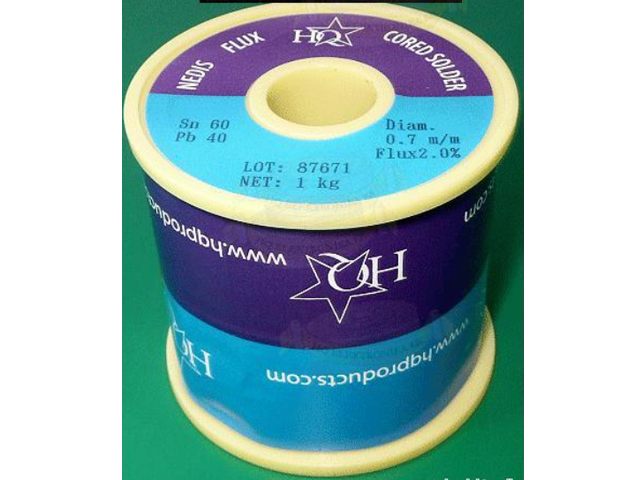 Bobine de fil de soudure 0.7mm TIN-1000GR-0-7