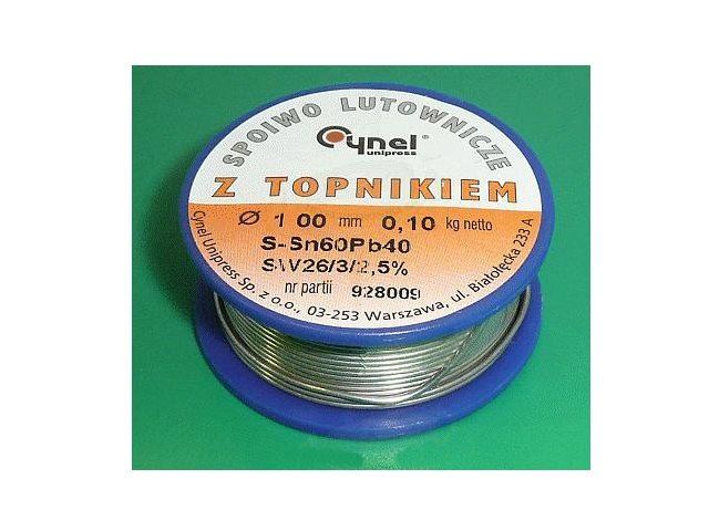 Bobine de fil de soudure 1mm TIN-100GR-1-0-2-5