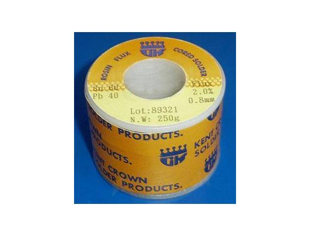 Bobine de fil de soudure 0.8mm TIN-250GR-0-8