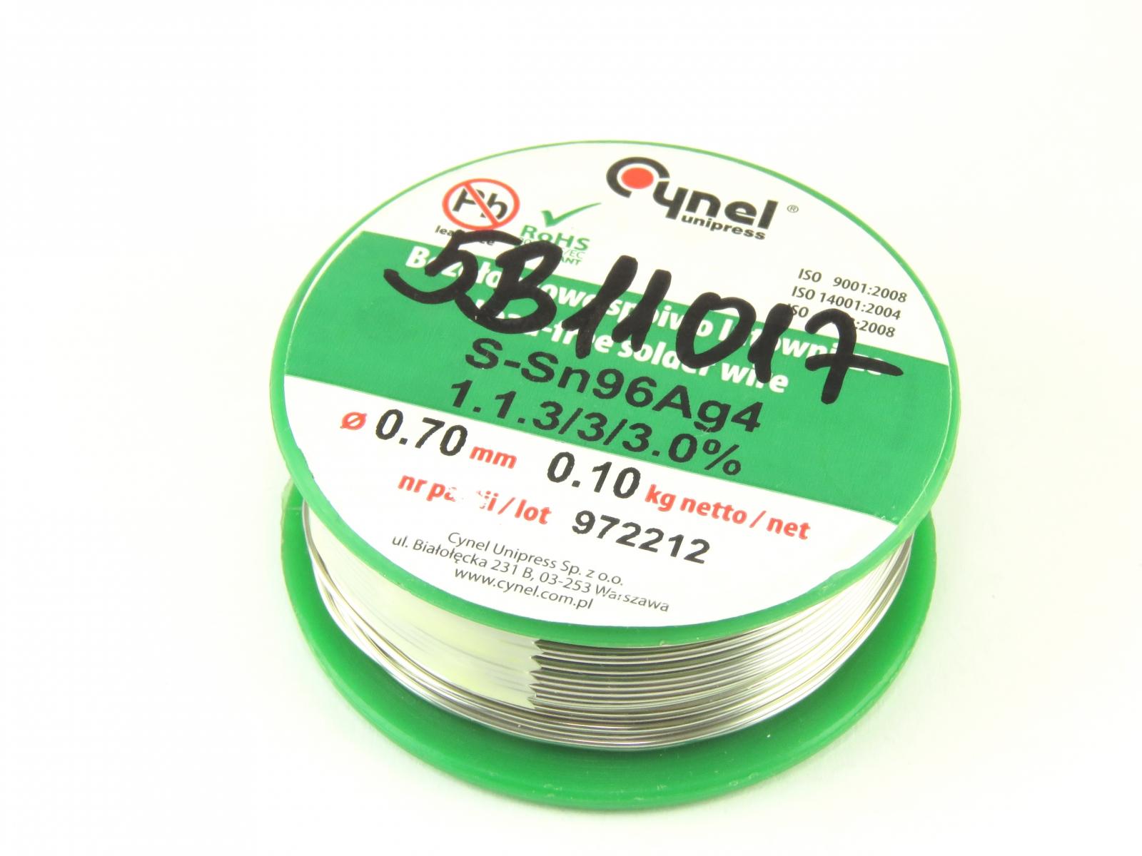 Bobine de fil de soudure 0.7mm TINE-100GR-0-7