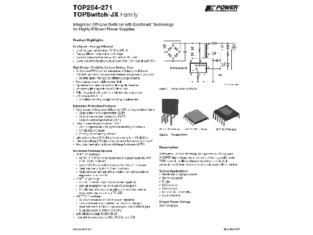 Circuit intégré TOP264VG