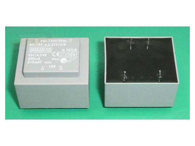 Transformateur 15V 4.5VA TRAFO15V-4-5