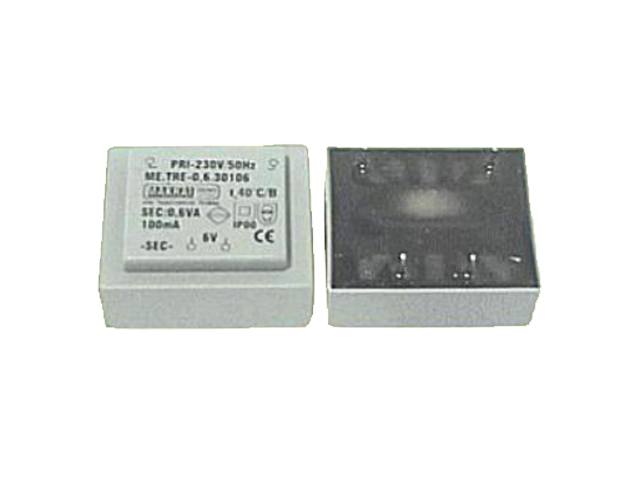 Transformateur 6V 0.6VA TRAFO6V-0-6Z-M