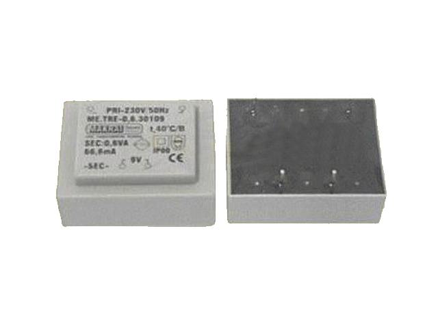 Transformateur 9V 0.6VA TRAFO9V-0-6