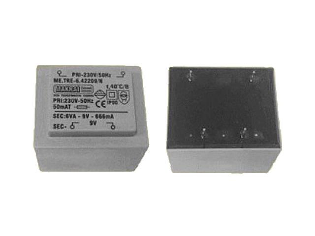 Transformateur 9V 6VA TRAFO9V-6-0