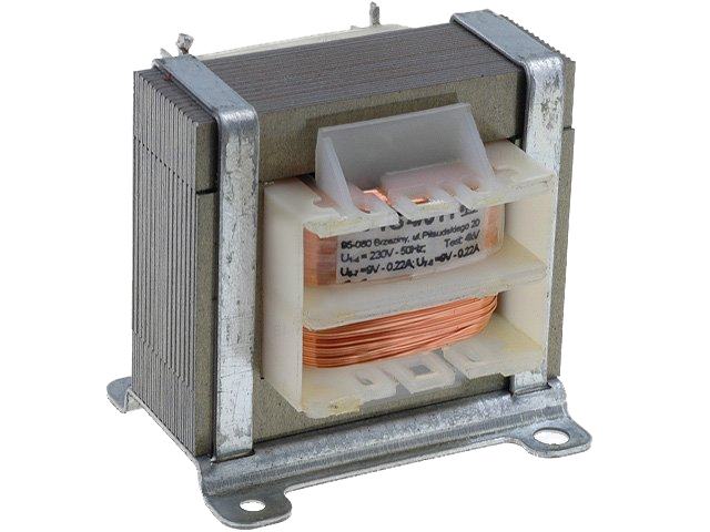Transformateur 2x9V 4VA TRAFO9VX2-4