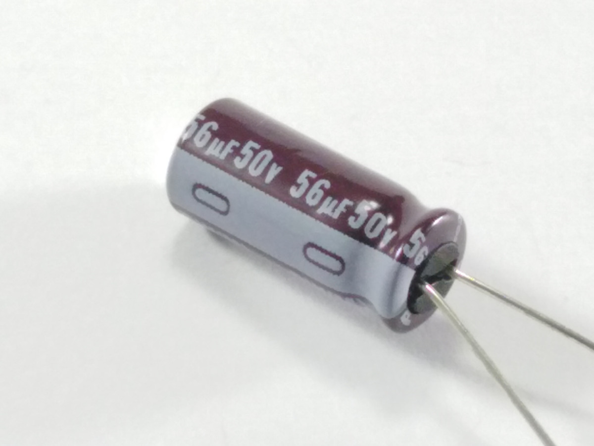 Condensateur 56uF 50V UPW1H560MED