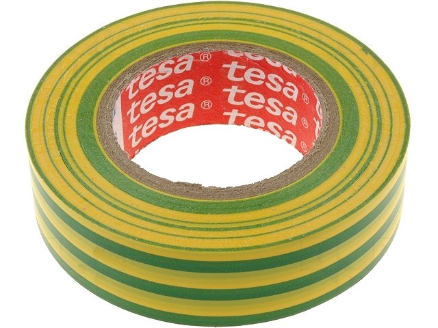 Adhésif isolant vert/jaune V-00251